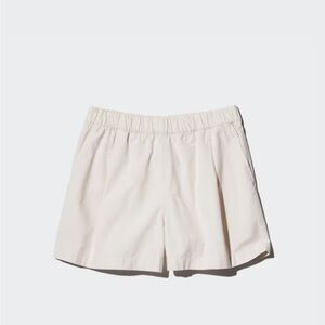 Uniqlo Women's High Waist Cream Shorts